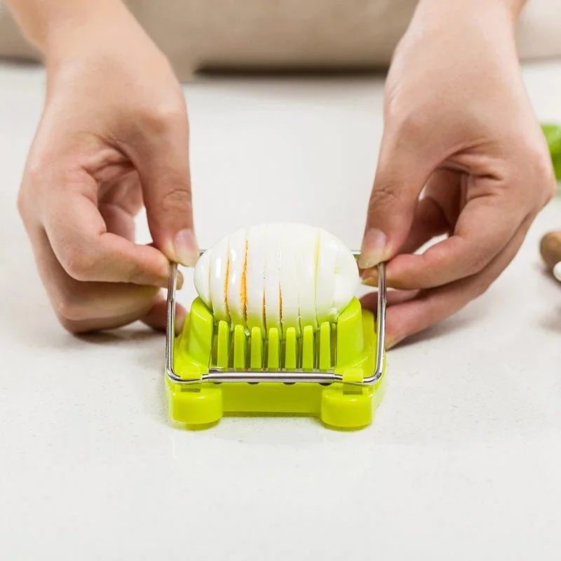 Kitchen Accessories Egg Slicer Chopper Stainless Steel Fruit Salad Cutter Egg Tools Manual Food Processors Kitchen Gadget ALI426 - Image 3