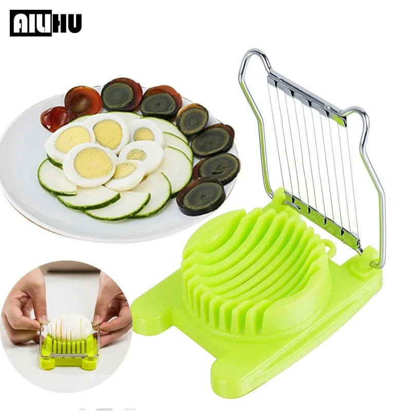 Kitchen Accessories Egg Slicer Chopper Stainless Steel Fruit Salad Cutter Egg Tools Manual Food Processors Kitchen Gadget ALI426 - Image 2