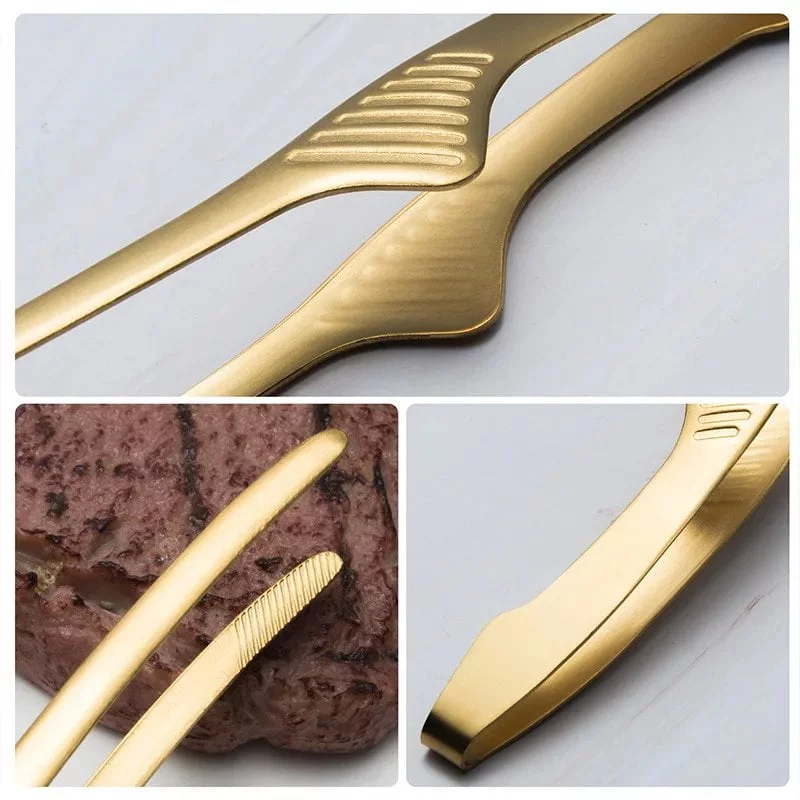 Food Chief Tongs BBQ Tweezer Clip Stainless Steel Portable for Picnic Barbecue Cooking Kitchen Tongs Kitchen Utensils Accesorios - Image 4