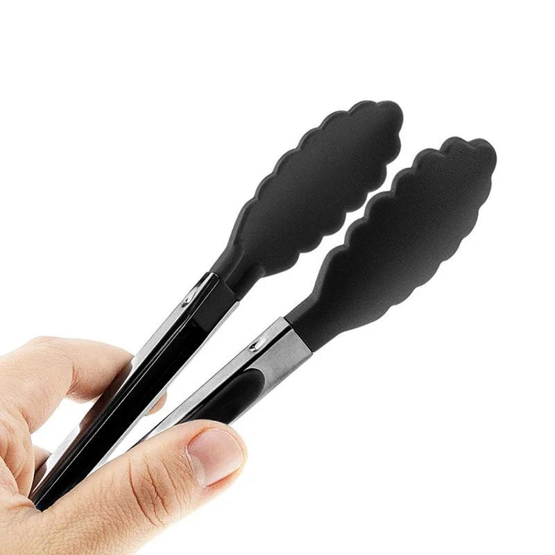 Food Tong Stainless Steel Kitchen Tongs Silicone Nylon Non-Slip Cooking Clip Clamp BBQ Salad Tools Grill Kitchen Accessories - Image 3