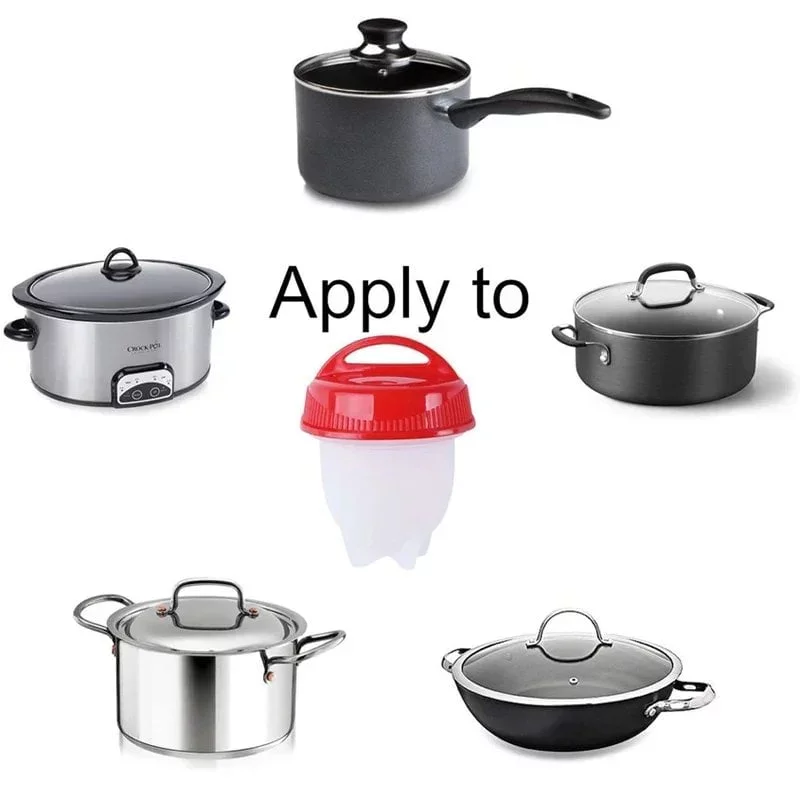 Silicone Egg Cup Mini Egg Boiler Silicone Steam Egg Cup Kitchen Baking Accessories Molds Boiled Separator - Image 2