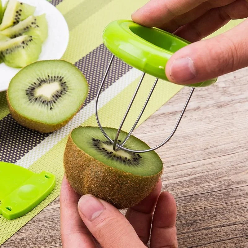 Detachable Kiwi Cutter Kitchen Creative Fruit Peeler Salad Cooking Tools Lemon Peeling Gadgets Kitchen Gadgets and Accessories - Image 2