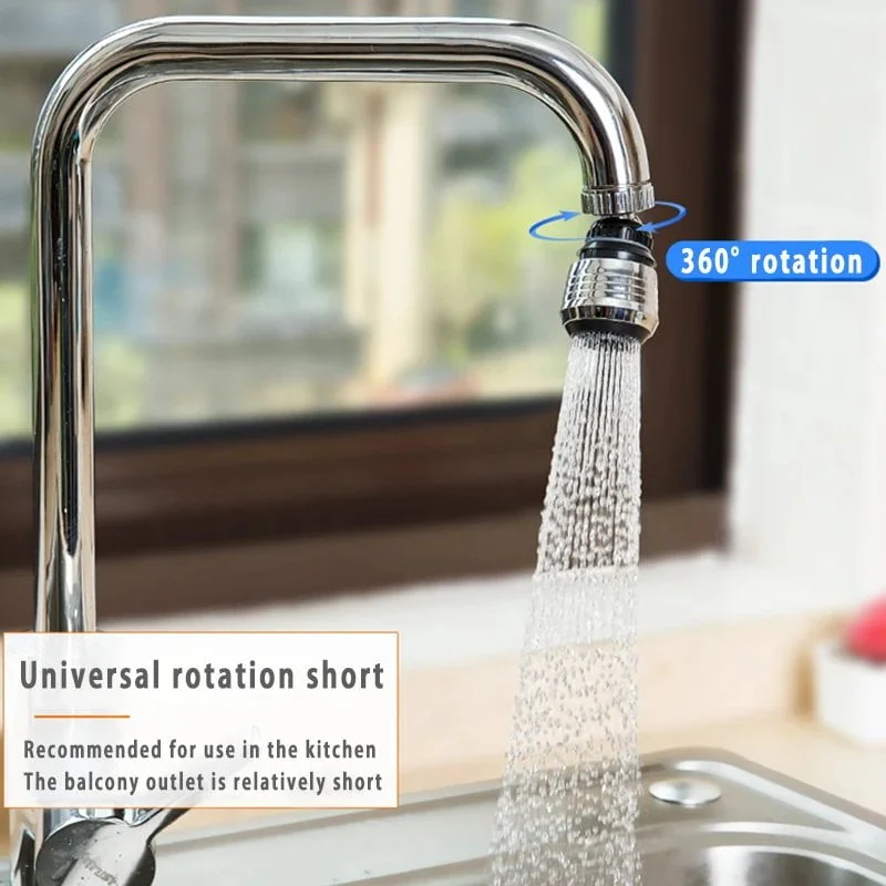 Kitchen Gadgets 2 Modes 360 Rotatable Bubbler High Pressure Faucet Extender Water Saving Bathroom Kitchen Accessories Supplies - Image 5