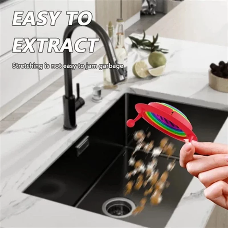Kitchen Sink Strainer With Wide Rim, Ideal For Sink Drains, Clog Prevention Plastic Mesh Filter For Kitchen Bathroom Sink - Image 4