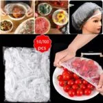 50/100pcs Disposable Food Cover Bags Food Grade Fresh-keeping Plastic Bags Vegetable Fruit Bowl Cover Kitchen Accessories