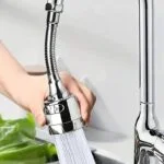360°Rotatable Faucet Extension/shapeable Faucet Sprayer with Eco-water Saving -3 Spray Modes, Splash Resistant, Easy To Install.