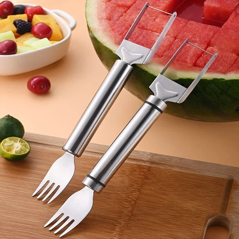 Stainless Steel Windmill Watermelon Cutter Artifact Salad Fruit Slicer Cutter Tool Watermelon Digger Kitchen Accessories Gadgets - Image 2