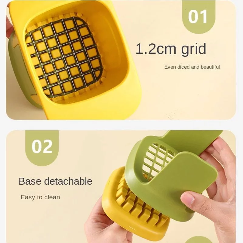 Multifunctional Vegetable Chopper French Fries Cutter Household Hand Pressure Onion Dicer Cucumber Potato Slicer Kitchen Tools - Image 5