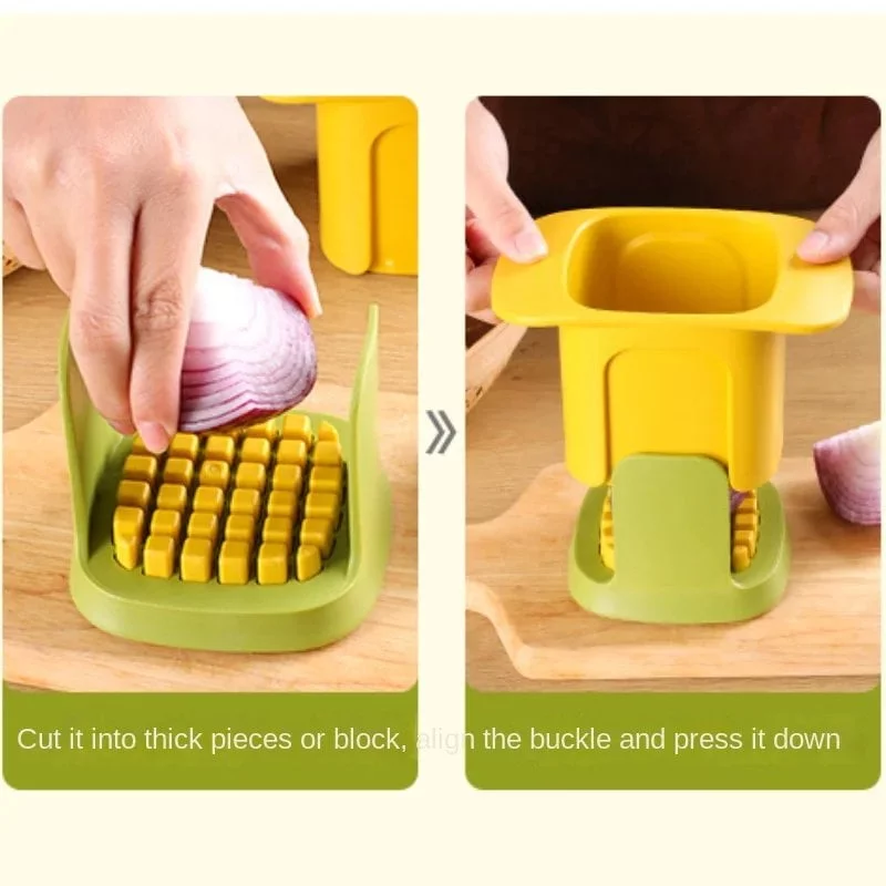 Multifunctional Vegetable Chopper French Fries Cutter Household Hand Pressure Onion Dicer Cucumber Potato Slicer Kitchen Tools - Image 4