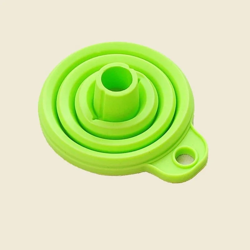 Foldable Funnel Silicone Collapsible Portable Funnels for Fuel Hopper Beer Oil Kitchen Accessories Tools Free Shipping Items - Image 4