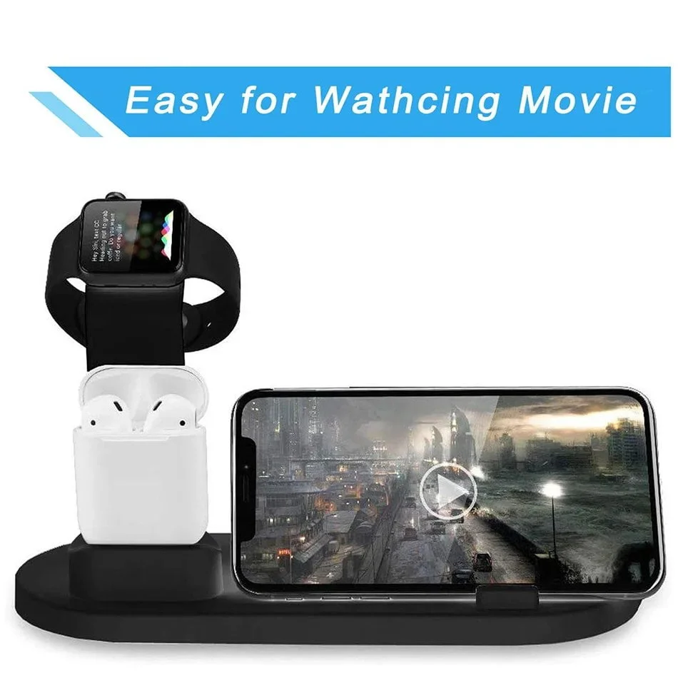 30W 7 in 1 Wireless Charger Stand Pad For iPhone 14 13 12 Pro Max Apple Watch Airpods Pro iWatch 8 7 Fast Charging Dock Station - Image 5