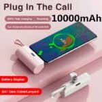 Mini Portable 10000mAh Power Bank 2 in 1 For Iphone and Others