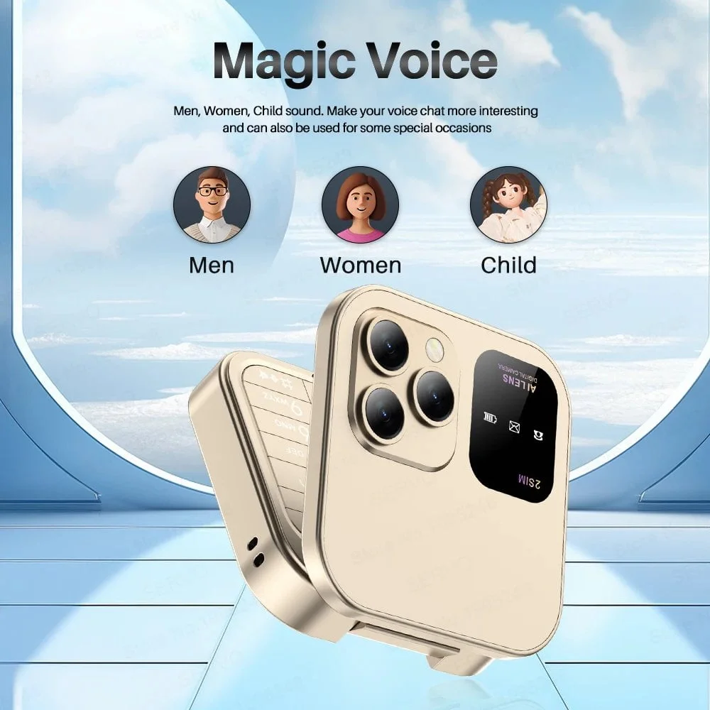 New Mini Foldable Mobile Phone FM Radio 2SIM Card - Image 5