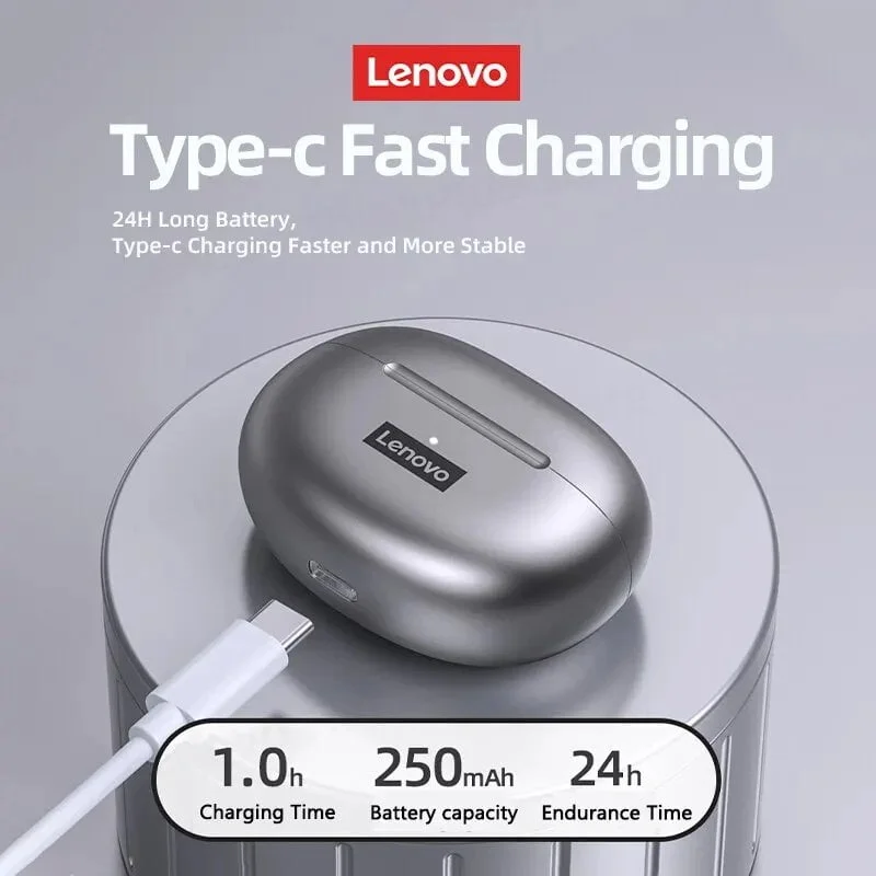 Waterproof Original Lenovo LP5 Wireless Bluetooth Earbuds WiFi - Image 4