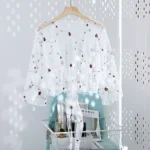 Summer women's shawl, sun protection thin short-sleeved shawl for girls